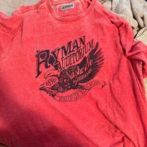 Ryman Auditorium Red Graphic Tee